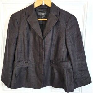 Talbots Irish Linen Blazer Jacket Size 10 Petite